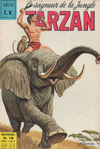 Scan de la Couverture Tarzan Vedettes Tv n 15